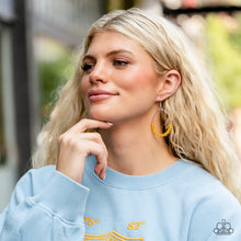 Load image into Gallery viewer, Catch a Breeze - Yellow Earrings
