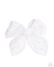 Load image into Gallery viewer, Catwalk Chic - White Hair Clip