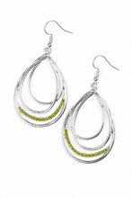 Load image into Gallery viewer, Start Each Day With Sparkle - Green Earrings