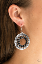 Load image into Gallery viewer, Organically Omega - Black Earrings