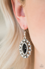 Load image into Gallery viewer, Long May She Reign - Black Earrings
