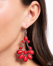 Load image into Gallery viewer, Colorfully Canopy - Red Earrings