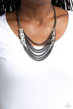 Load image into Gallery viewer, Come CHAIN or Shine - Black Gunmetal Necklace