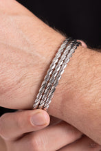 Load image into Gallery viewer, Come to Grips - Silver Bracelet