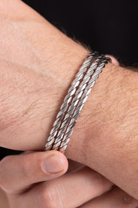 Come to Grips - Silver Bracelet