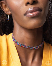 Load image into Gallery viewer, Terrific Trio - Multicolor Choker Necklace