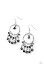 Load image into Gallery viewer, Cosmic Chandeliers - Black Earrings