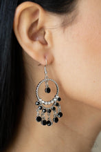 Load image into Gallery viewer, Cosmic Chandeliers - Black Earrings