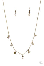 Load image into Gallery viewer, Cosmic Runway - Brass Necklace