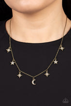Load image into Gallery viewer, Cosmic Runway - Brass Necklace