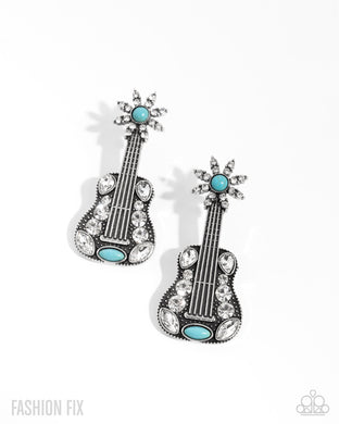 Country Comeback - Blue Post Earrings