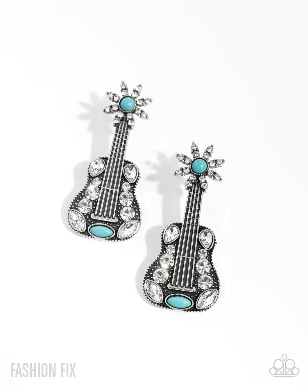 Country Comeback - Blue Post Earrings