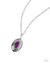 Load image into Gallery viewer, Cover Story - Purple Necklace