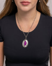 Load image into Gallery viewer, Cover Story - Purple Necklace