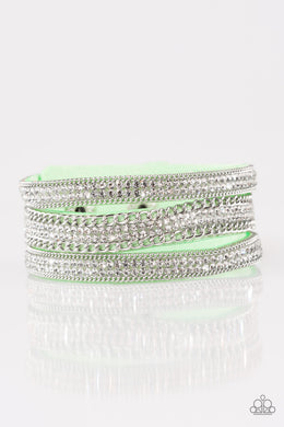 Dangerously Drama Queen - Green Bracelet
