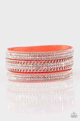 Dangerously Drama Queen - Orange Bracelet