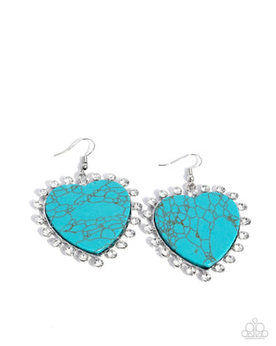 Dazzling Damsel - Blue Earrings