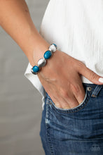 Load image into Gallery viewer, Decadently Dewy - Blue Bracelet