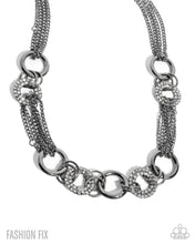 Load image into Gallery viewer, Defiant Dazzle - Black Gunmetal Necklace