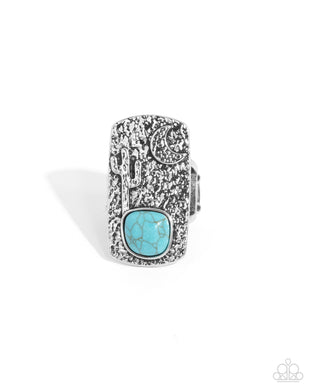 Desert Landscape - Blue Ring
