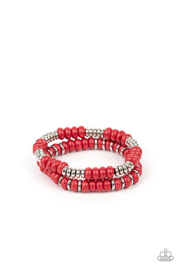 Desert Rainbow - Red Set of Bracelets
