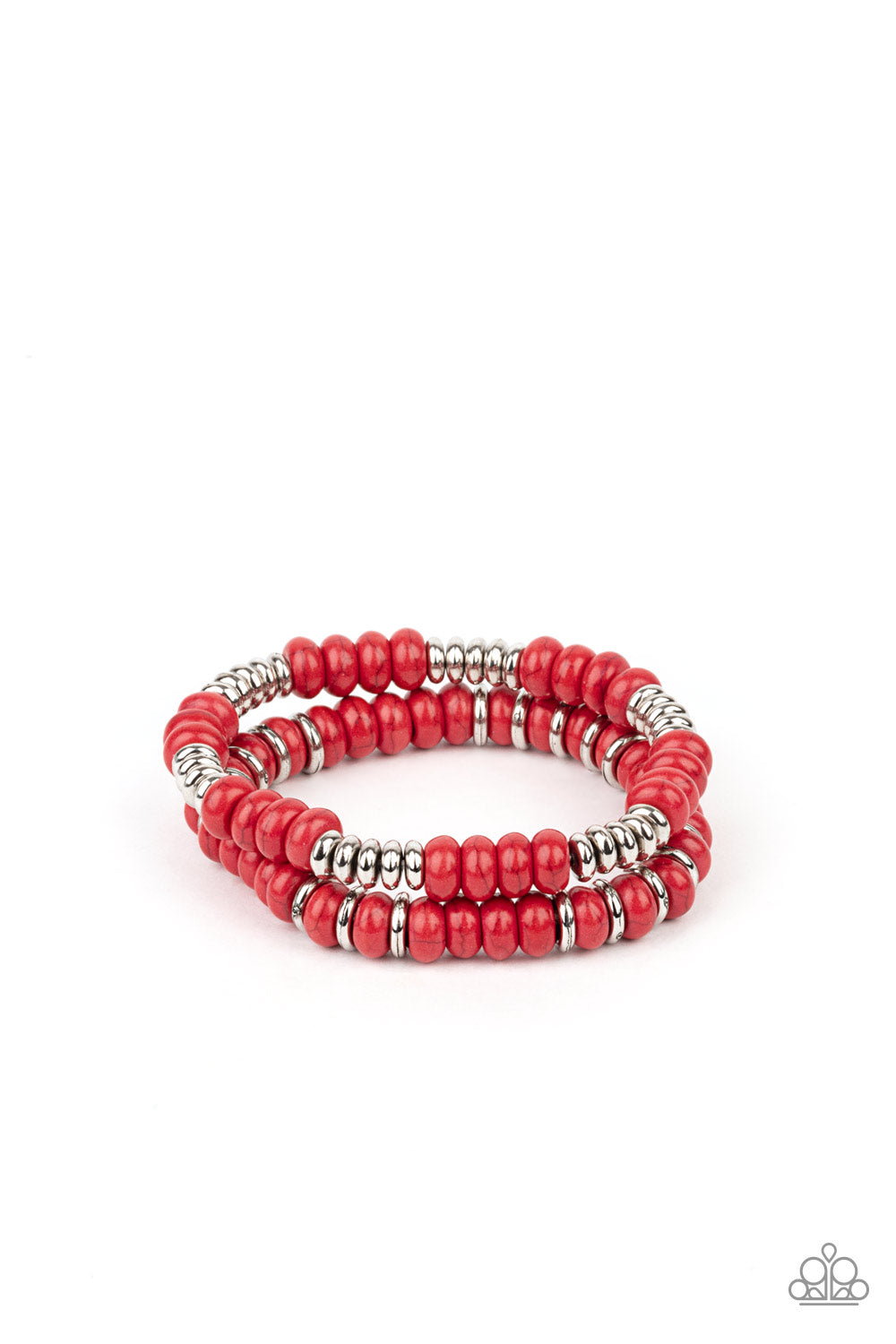 Desert Rainbow - Red Set of Bracelets