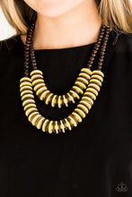 Load image into Gallery viewer, Dominican Disco - Yellow Necklace