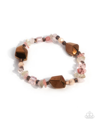 Eclectic Ease - Copper Stretchy Bracelet