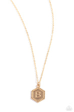 Load image into Gallery viewer, Emblematic Elegance - B - Gold Necklace
