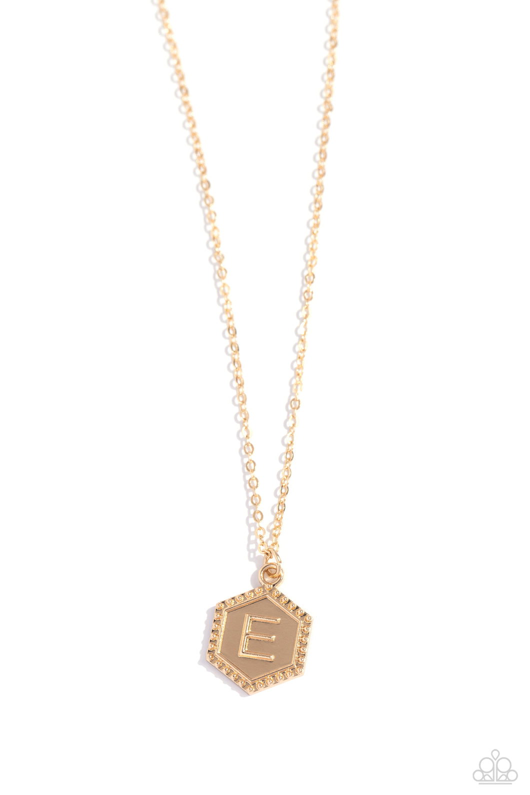 Emblematic Elegance - E - Gold Necklace