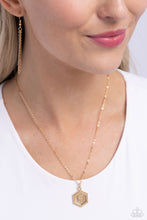 Load image into Gallery viewer, Emblematic Elegance - F - Gold Necklace