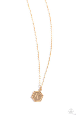 Emblematic Elegance - K - Gold Necklace