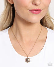 Load image into Gallery viewer, Emblematic Elegance - U - Gold Necklace