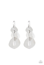 Load image into Gallery viewer, Enveloped in Edge - Silver Post Earrings