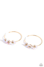 Load image into Gallery viewer, Ethereal Embellishment - Gold Hoop Earrings
