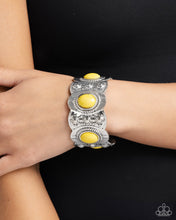 Load image into Gallery viewer, Exotic Excavation - Yellow Cuff Bracelet