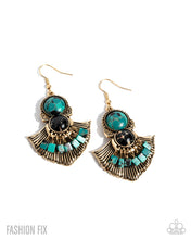 Load image into Gallery viewer, Expecting Adventure - Green Earrings