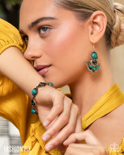 Load image into Gallery viewer, Expecting Adventure - Green Earrings
