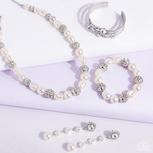 Load image into Gallery viewer, Modish Motif - White Post Earrings