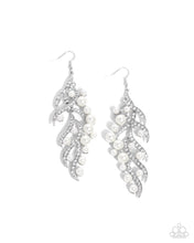 Load image into Gallery viewer, Flourishing Fancy - White Earrings
