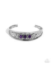 Load image into Gallery viewer, Flower Patch Picnic - Purple Bracelet