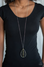 Load image into Gallery viewer, Forest Flair - Yellow Necklace