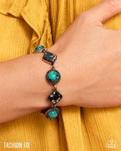 Load image into Gallery viewer, Free-Spirited Feat - Green Gold Bracelet
