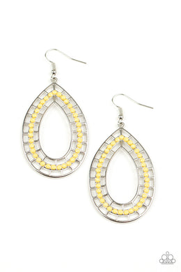 Fruity Fiesta - Yellow Earrings