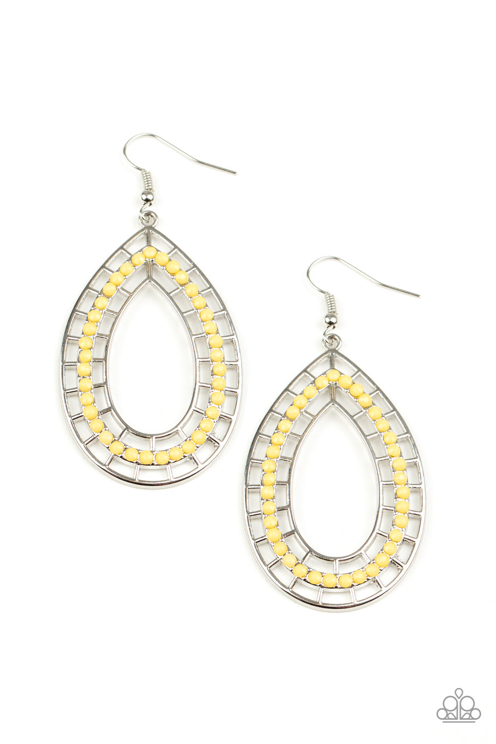 Fruity Fiesta - Yellow Earrings