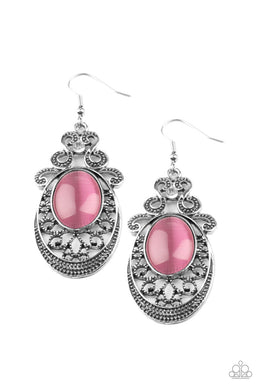 Garden Gondola Ride - Pink Earrings
