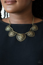 Load image into Gallery viewer, Garden Pixie - Brass Necklace