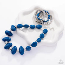 Load image into Gallery viewer, Tangible Tradition - Blue Necklace