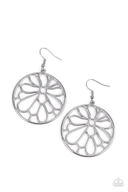 Glowing Glades - Silver Earrings