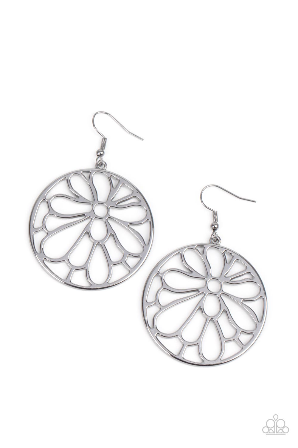 Glowing Glades - Silver Earrings